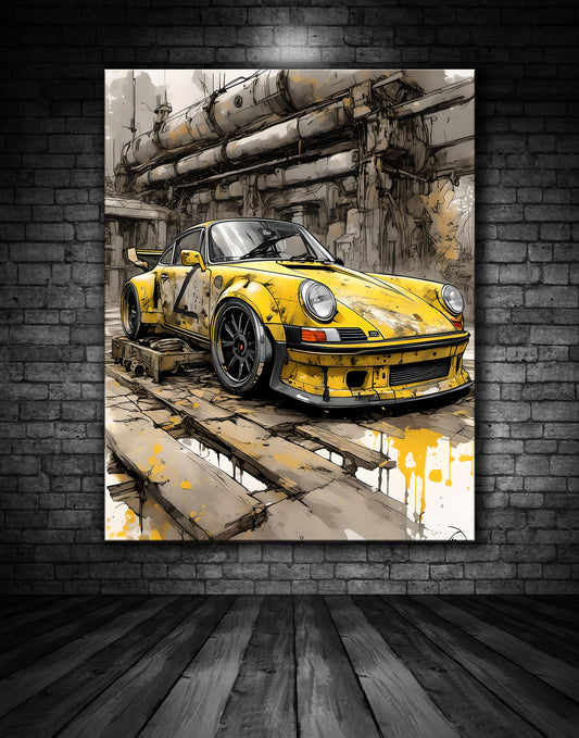 Beautiful Porsche Painting Ref 0001