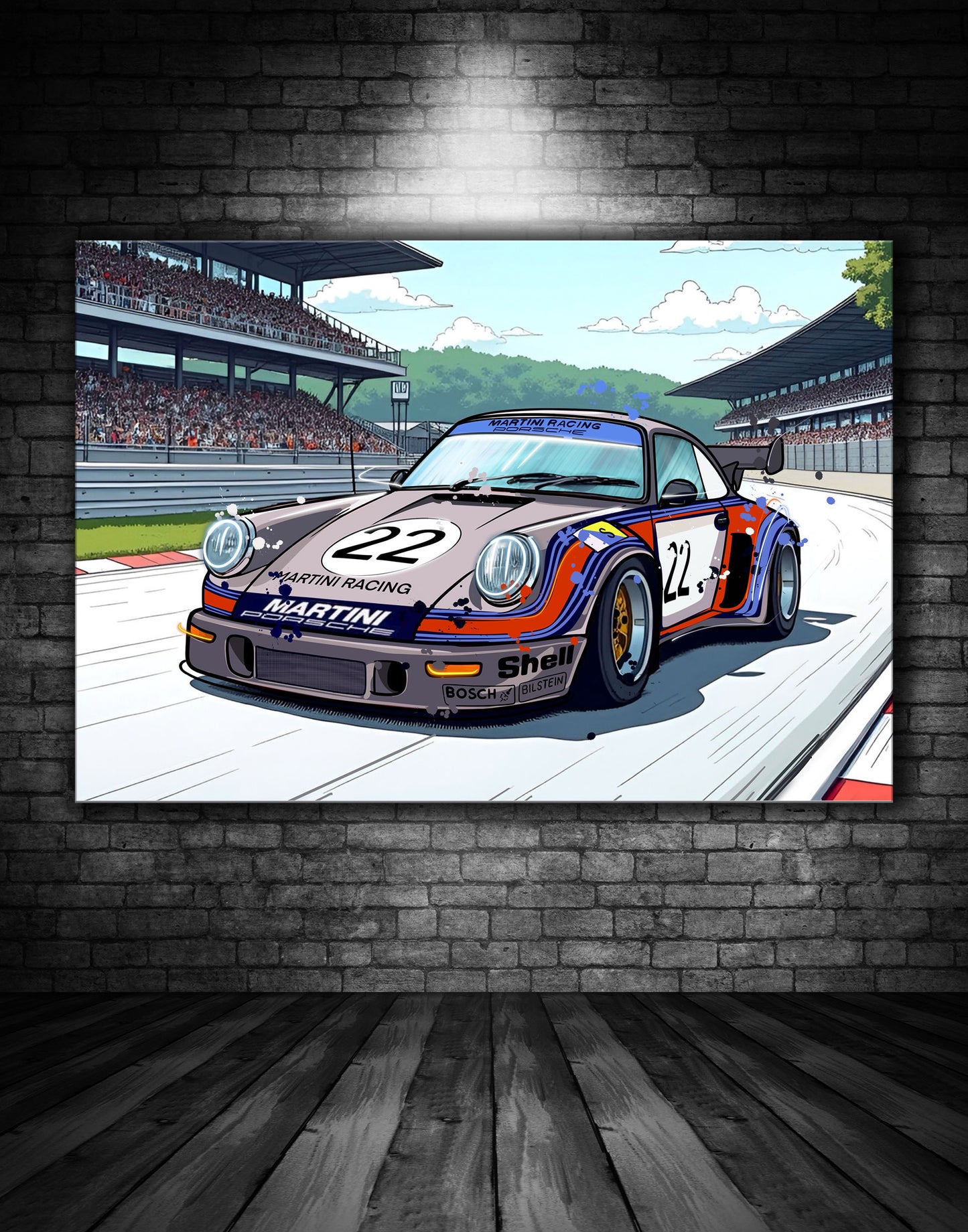 Beautiful Porsche Painting Ref 000101