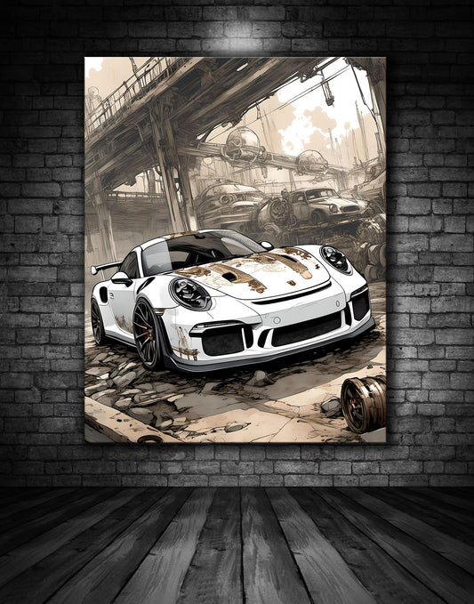 Beautiful Porsche Painting Ref 000102