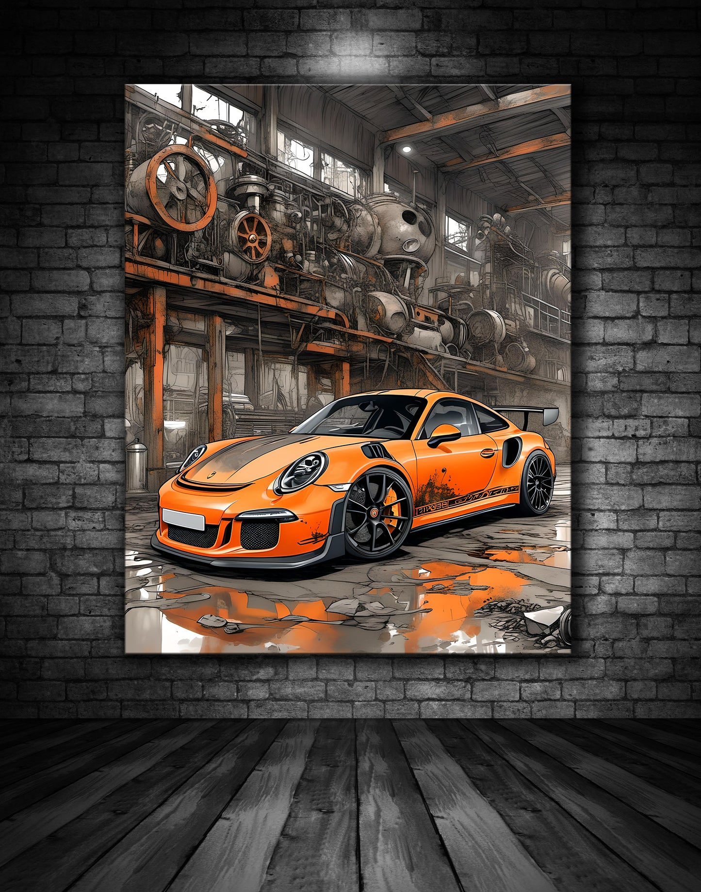 Beautiful Porsche Painting Ref 000104