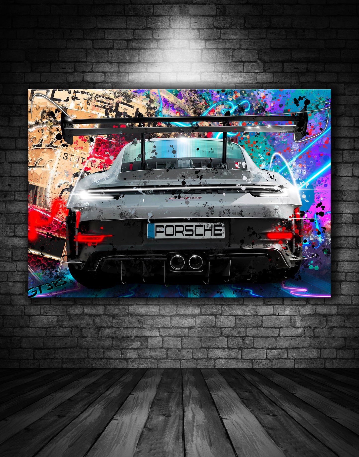 Beautiful Porsche Painting Ref 000107