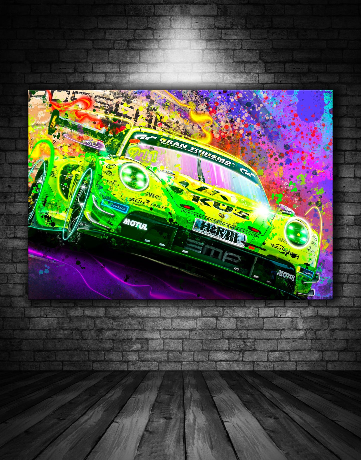 Beautiful Porsche Painting Ref 000111