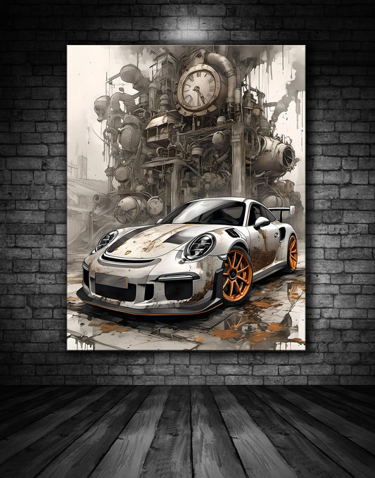 Beautiful Porsche Painting Ref 000116