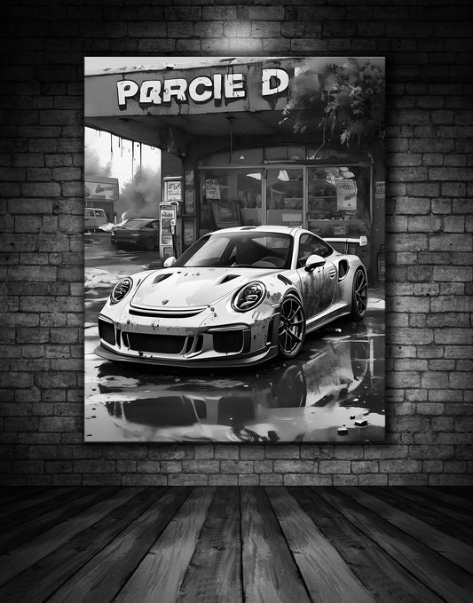 Beautiful Porsche Painting Ref 000118