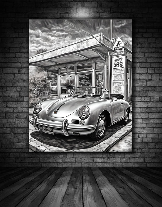 Beautiful Porsche Painting Ref 00012