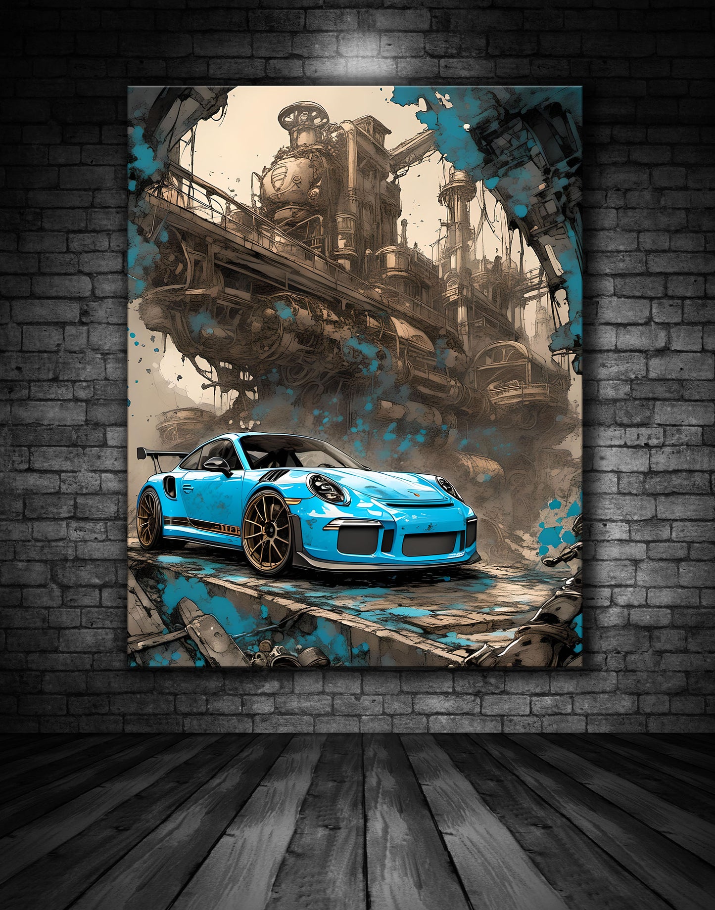 Beautiful Porsche Painting Ref 000124