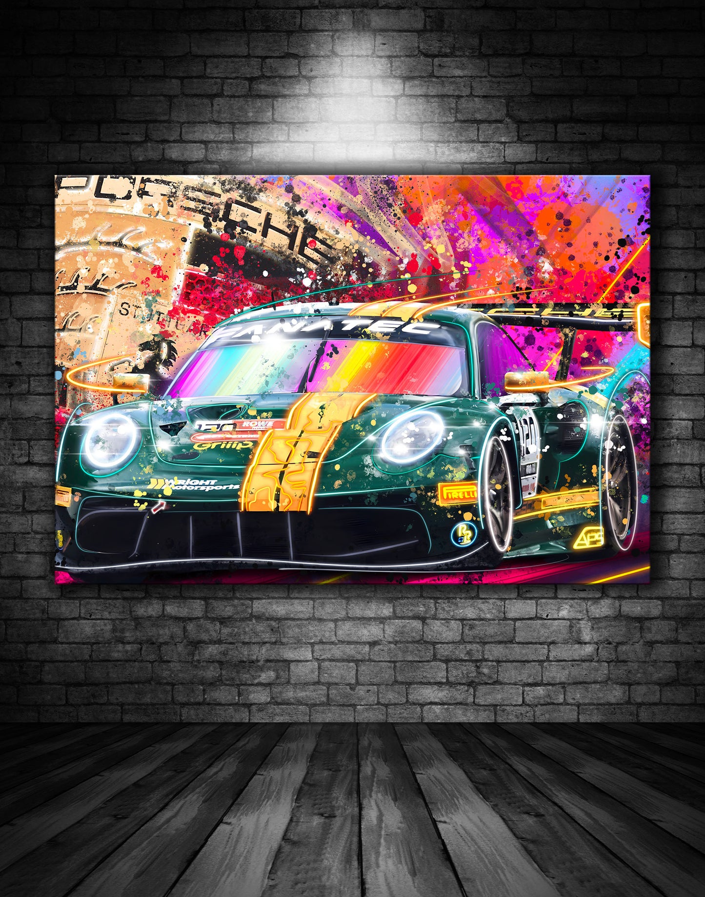 Beautiful Porsche Painting Ref 000125