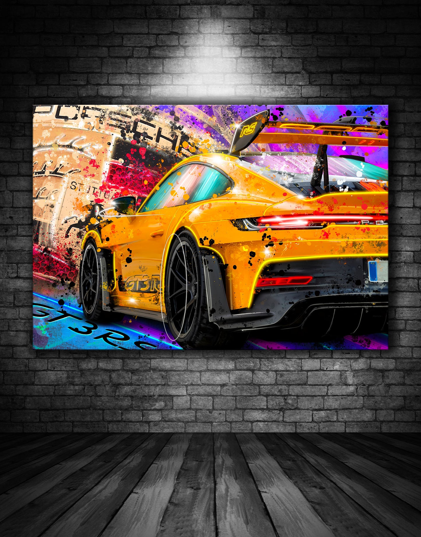 Beautiful Porsche Painting Ref 000127