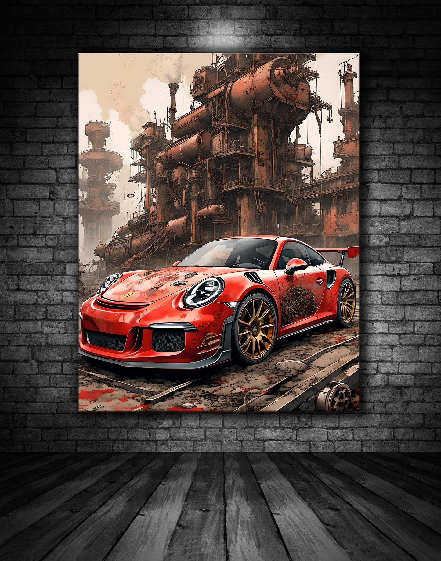 Beautiful Porsche Painting Ref 000128