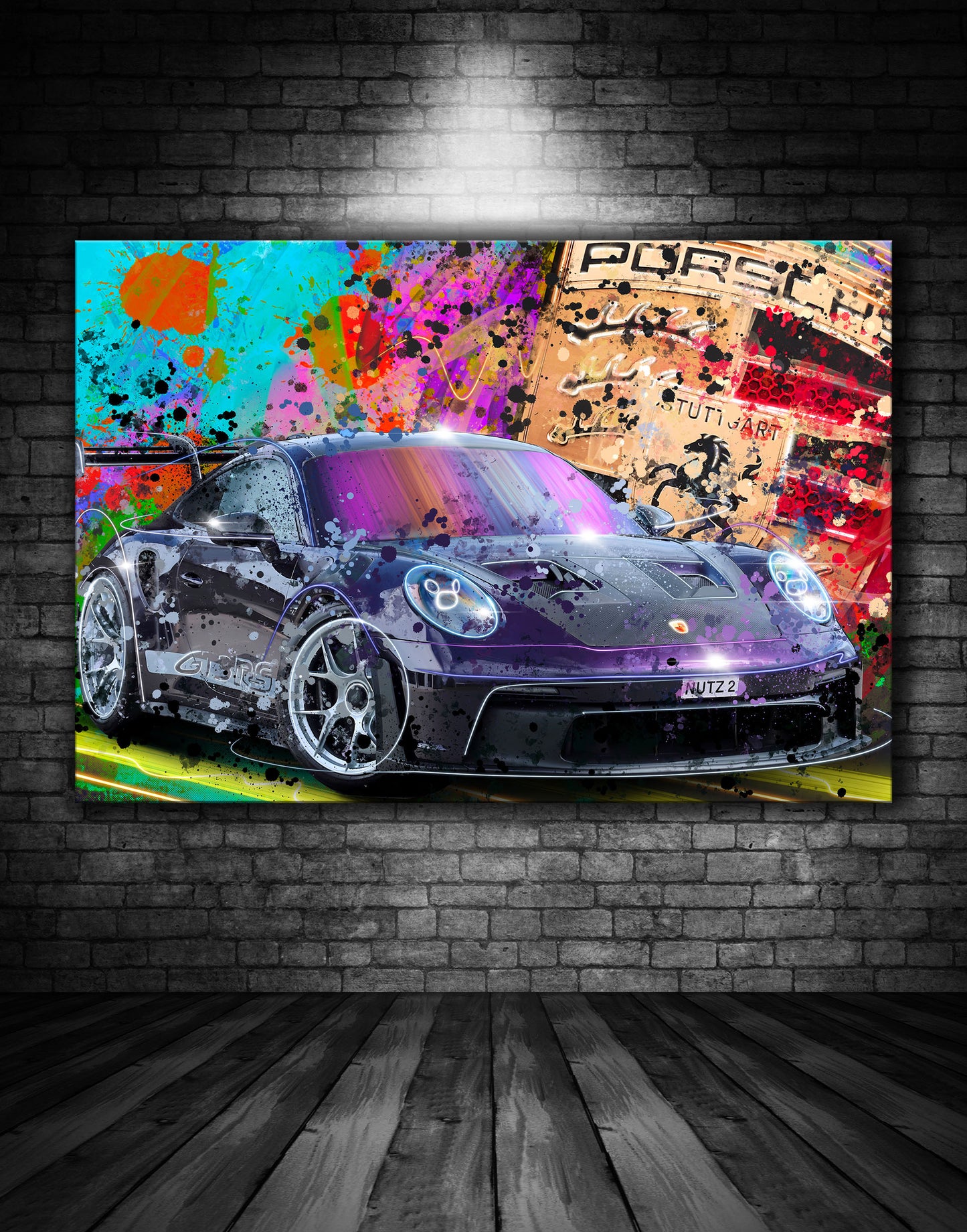 Beautiful Porsche Painting Ref 000129