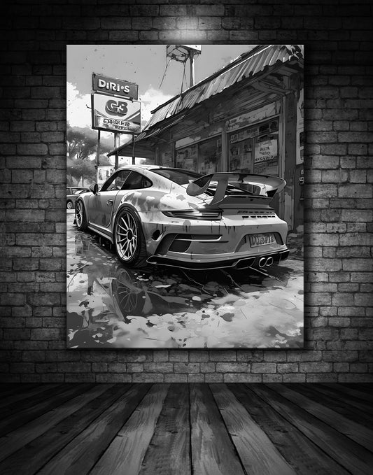 Beautiful Porsche Painting Ref 000130