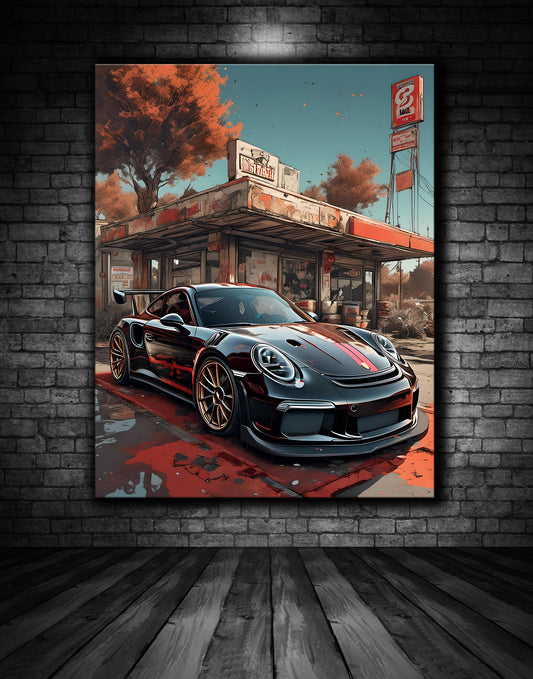 Beautiful Porsche Painting Ref 000134