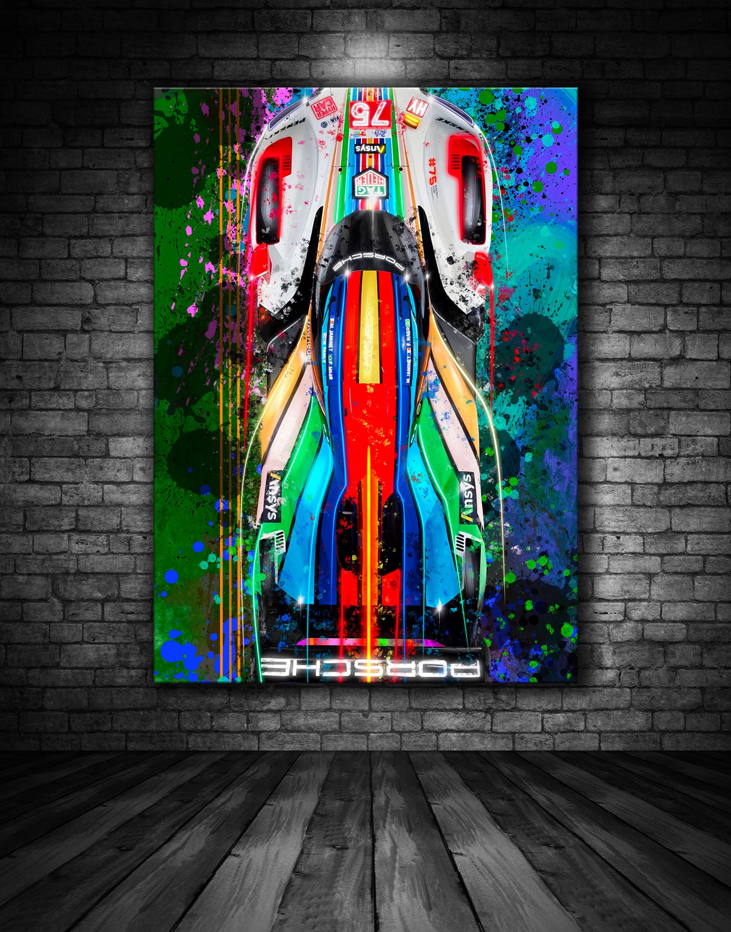 Beautiful Porsche Painting Ref 000135