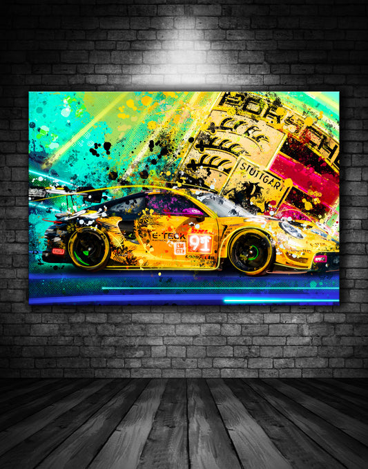 Beautiful Porsche Painting Ref 000139