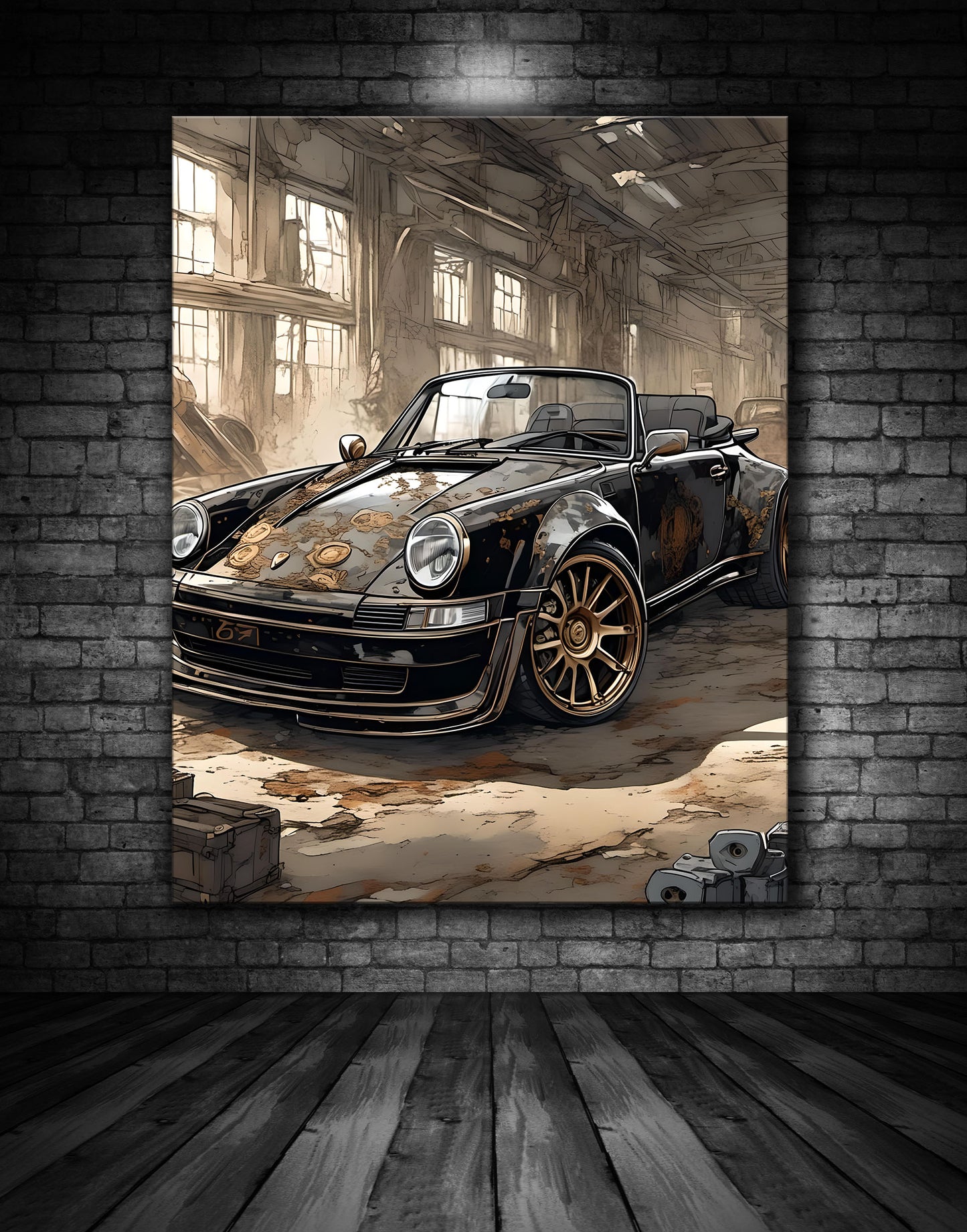 Beautiful Porsche Painting Ref 00014