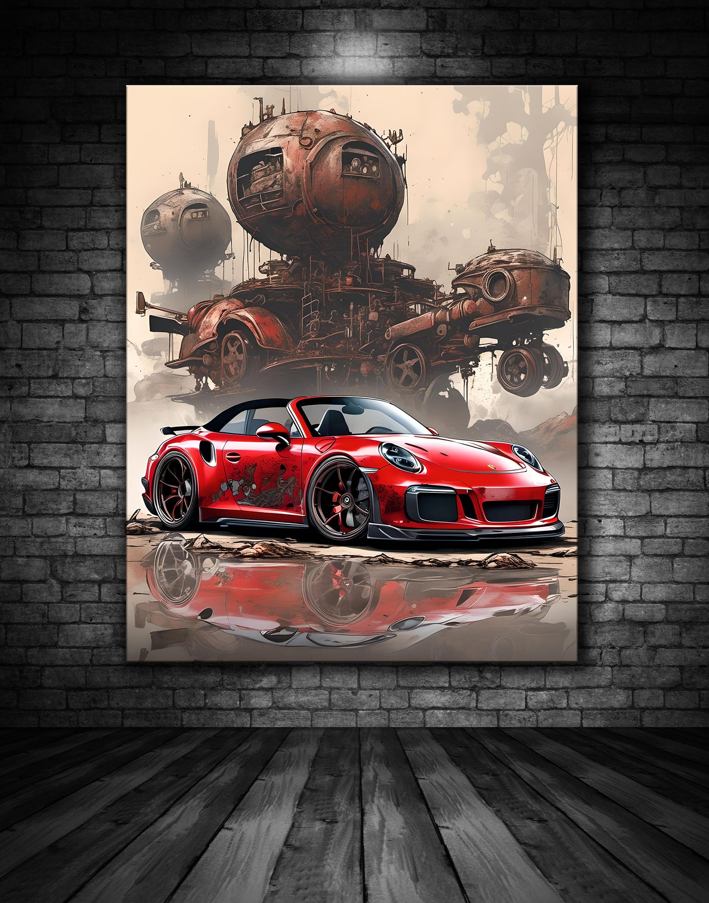 Beautiful Porsche Painting Ref 00016