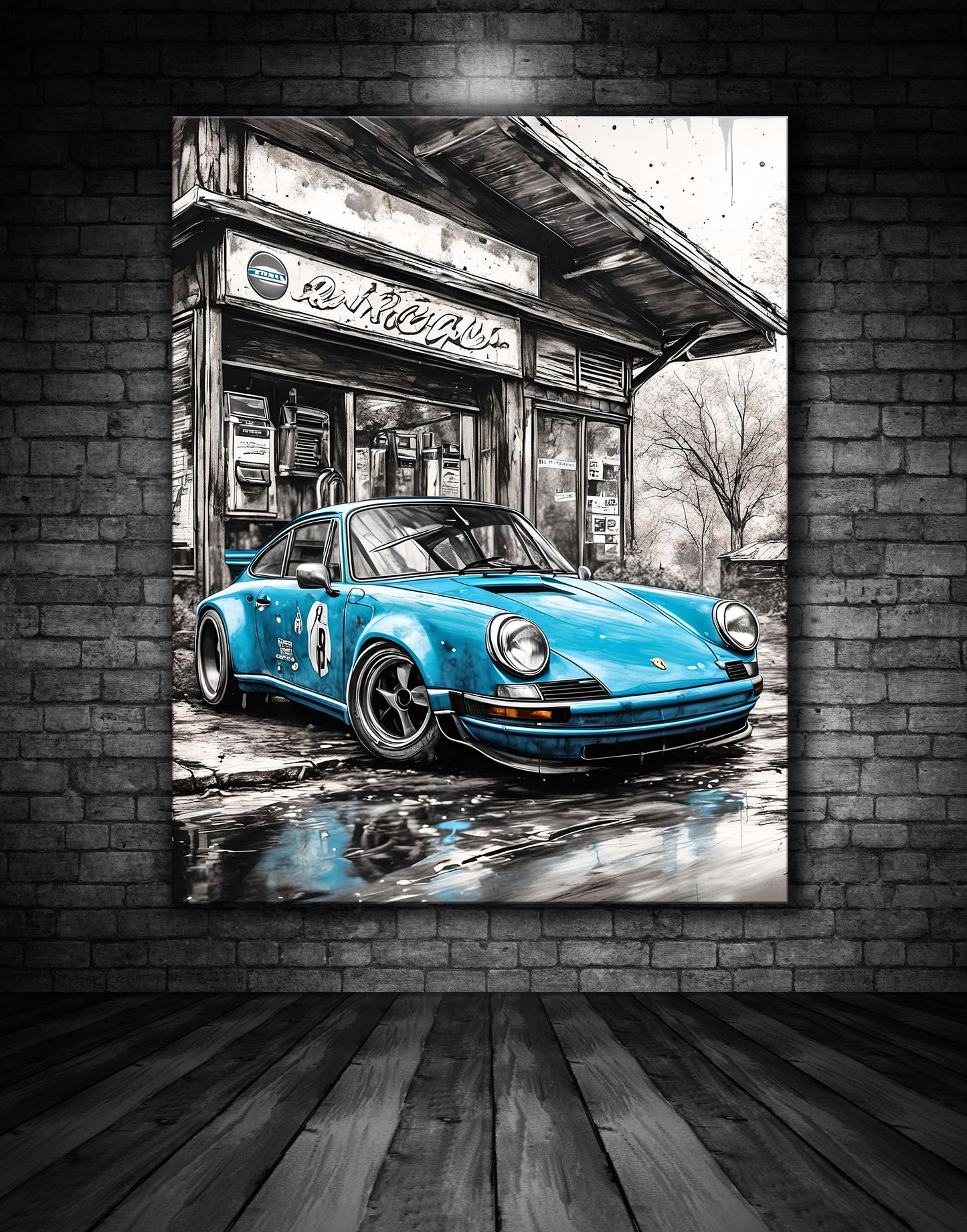 Beautiful Porsche Painting Ref 00018