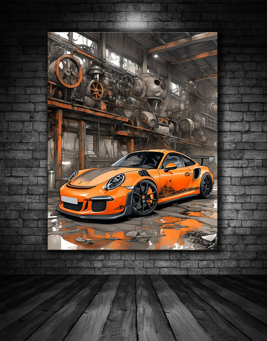 Beautiful Porsche Painting Ref 000204