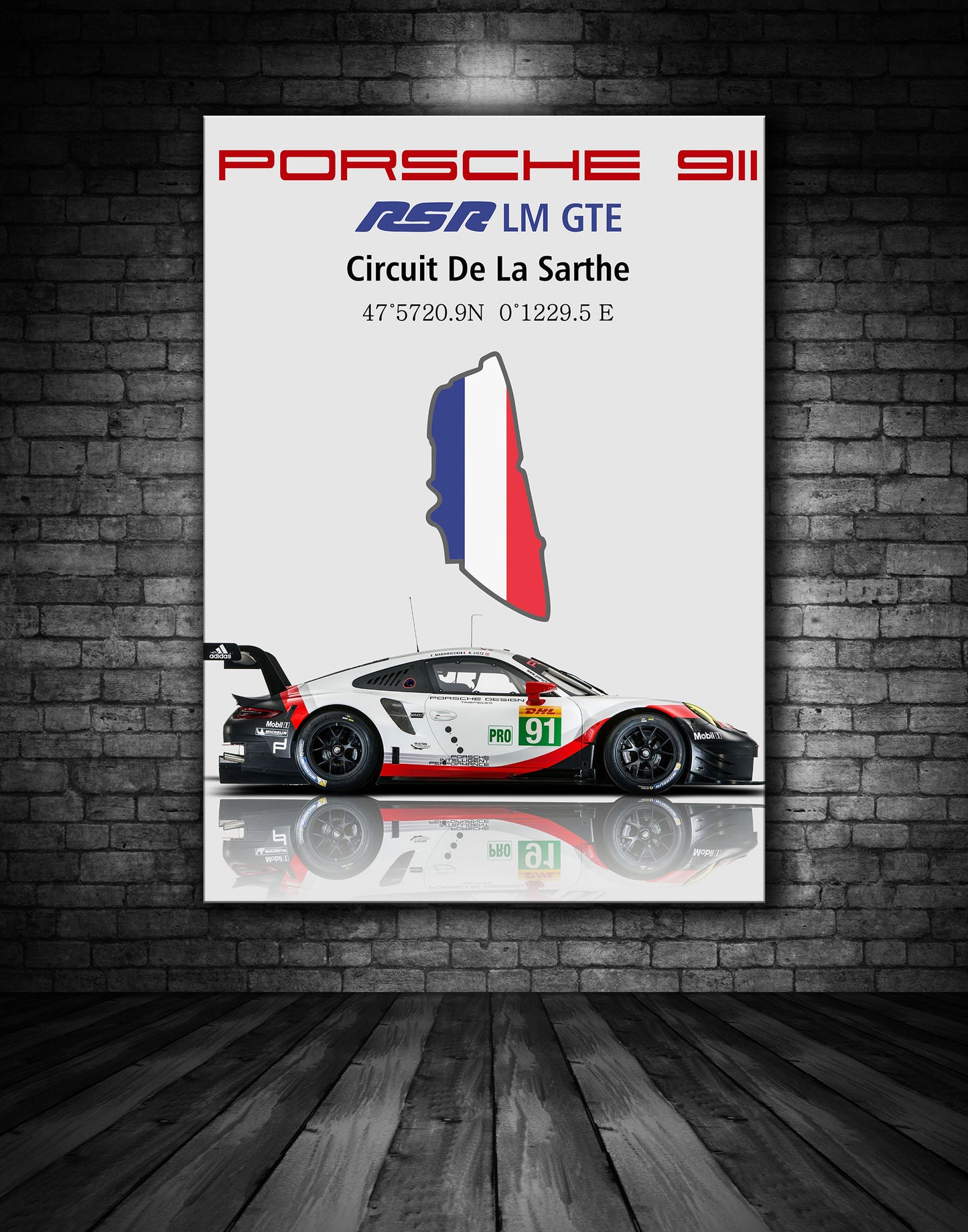 Beautiful Porsche Painting Ref 000206