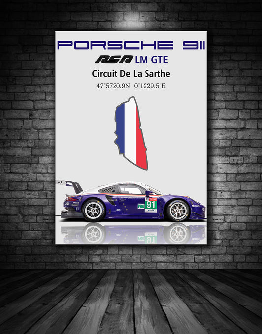 Beautiful Porsche Painting Ref 000207