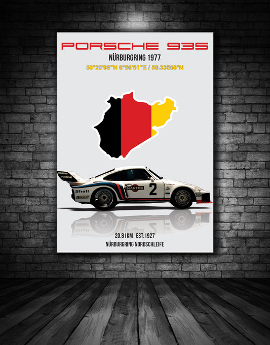 Beautiful Porsche Painting Ref 000208