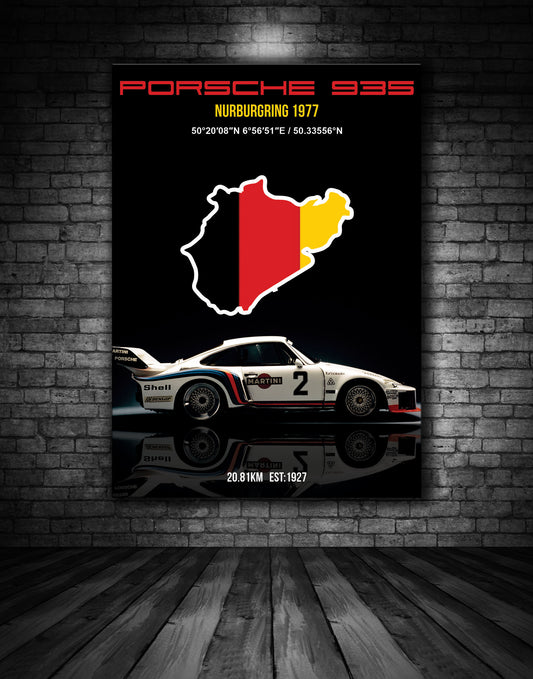 Beautiful Porsche Painting Ref 000209