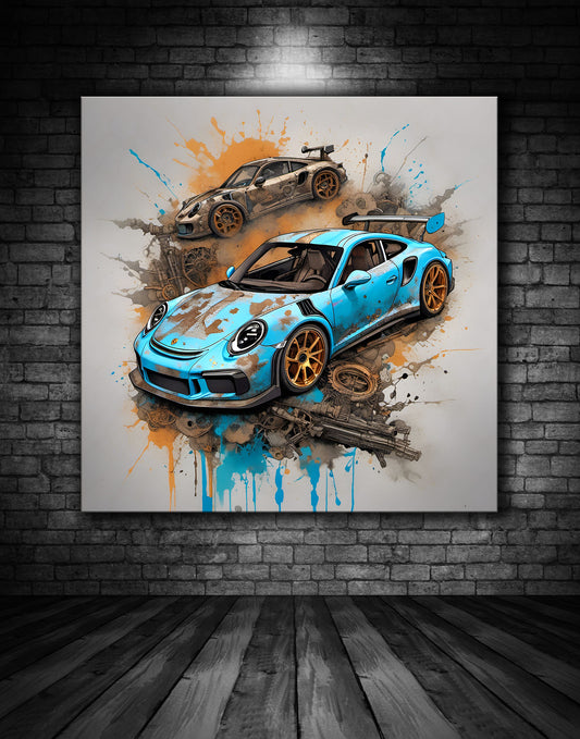 Beautiful Porsche Painting Ref 000212