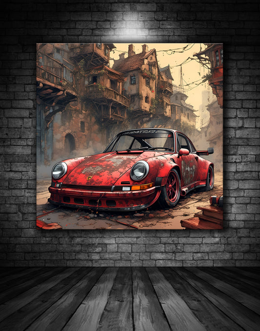 Beautiful Porsche Painting Ref 000215