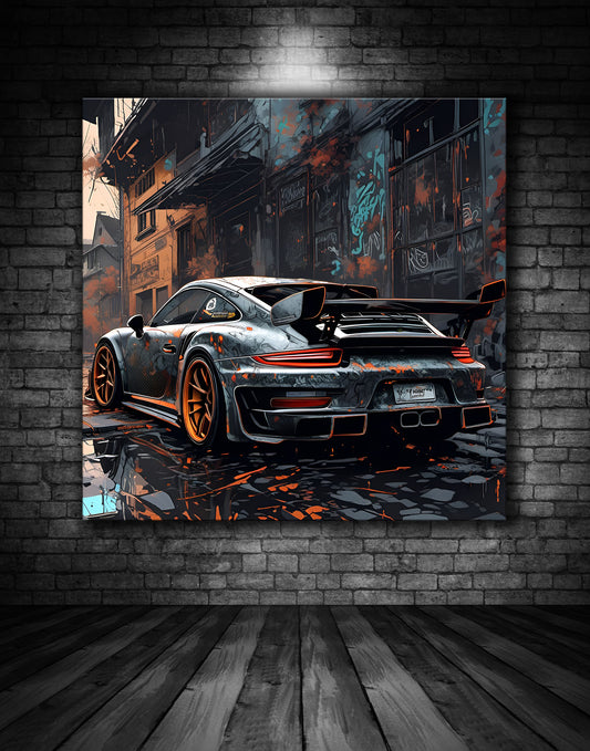 Beautiful Porsche Painting Ref 000219