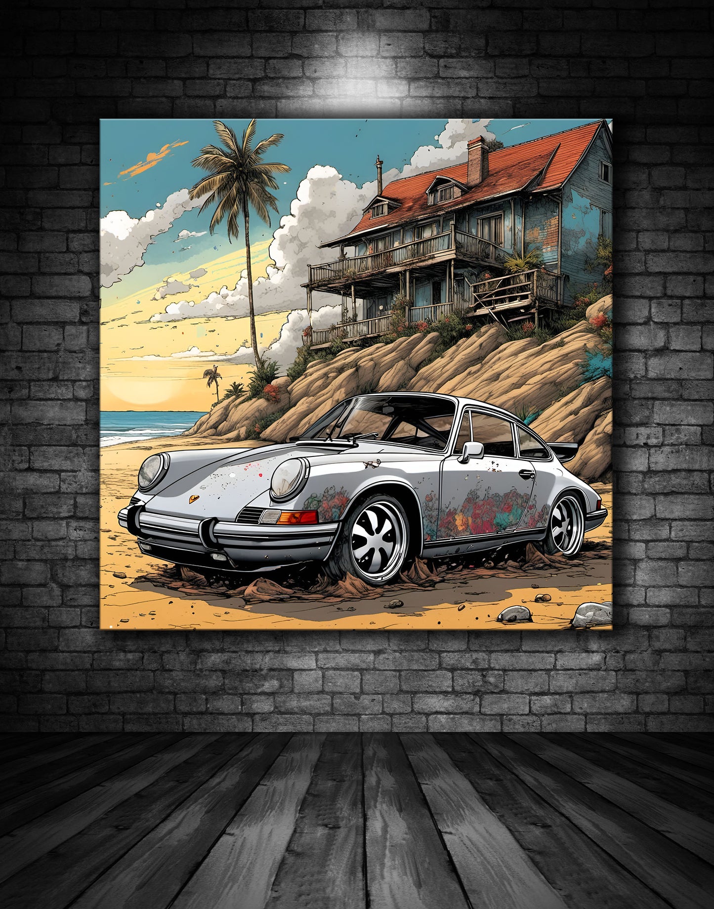 Beautiful Porsche Painting Ref 000224