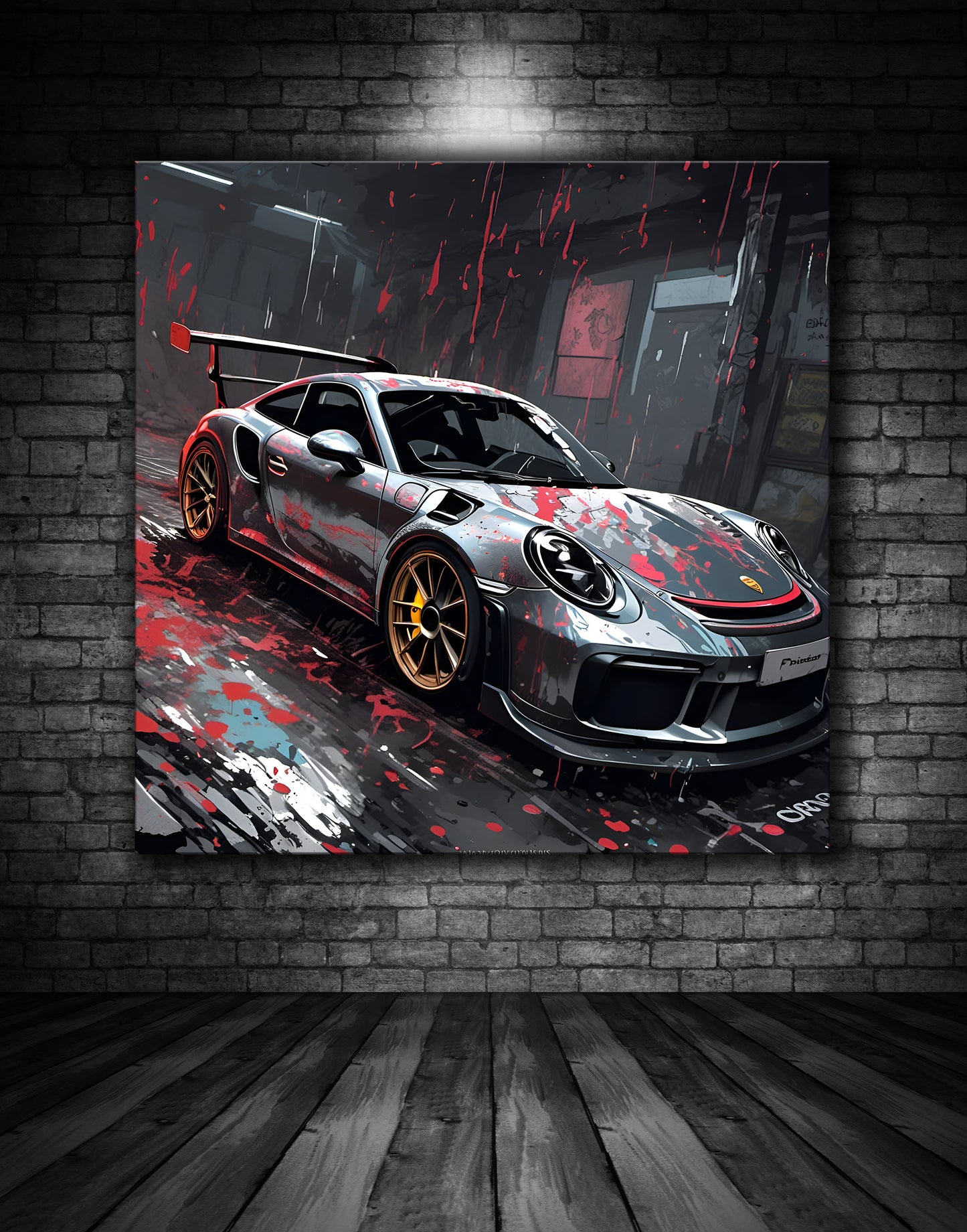 Beautiful Porsche Painting Ref 000226