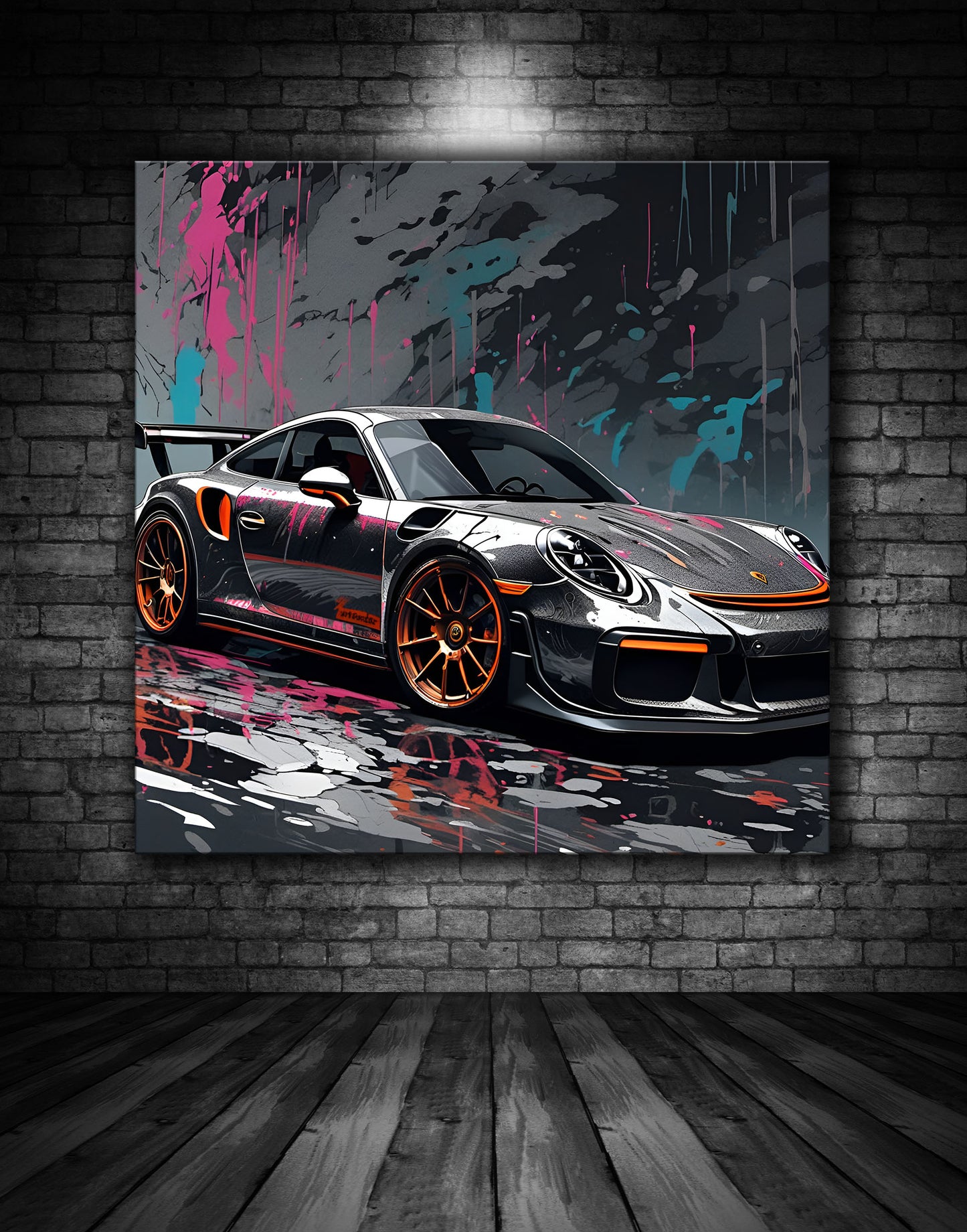 Beautiful Porsche Painting Ref 000227