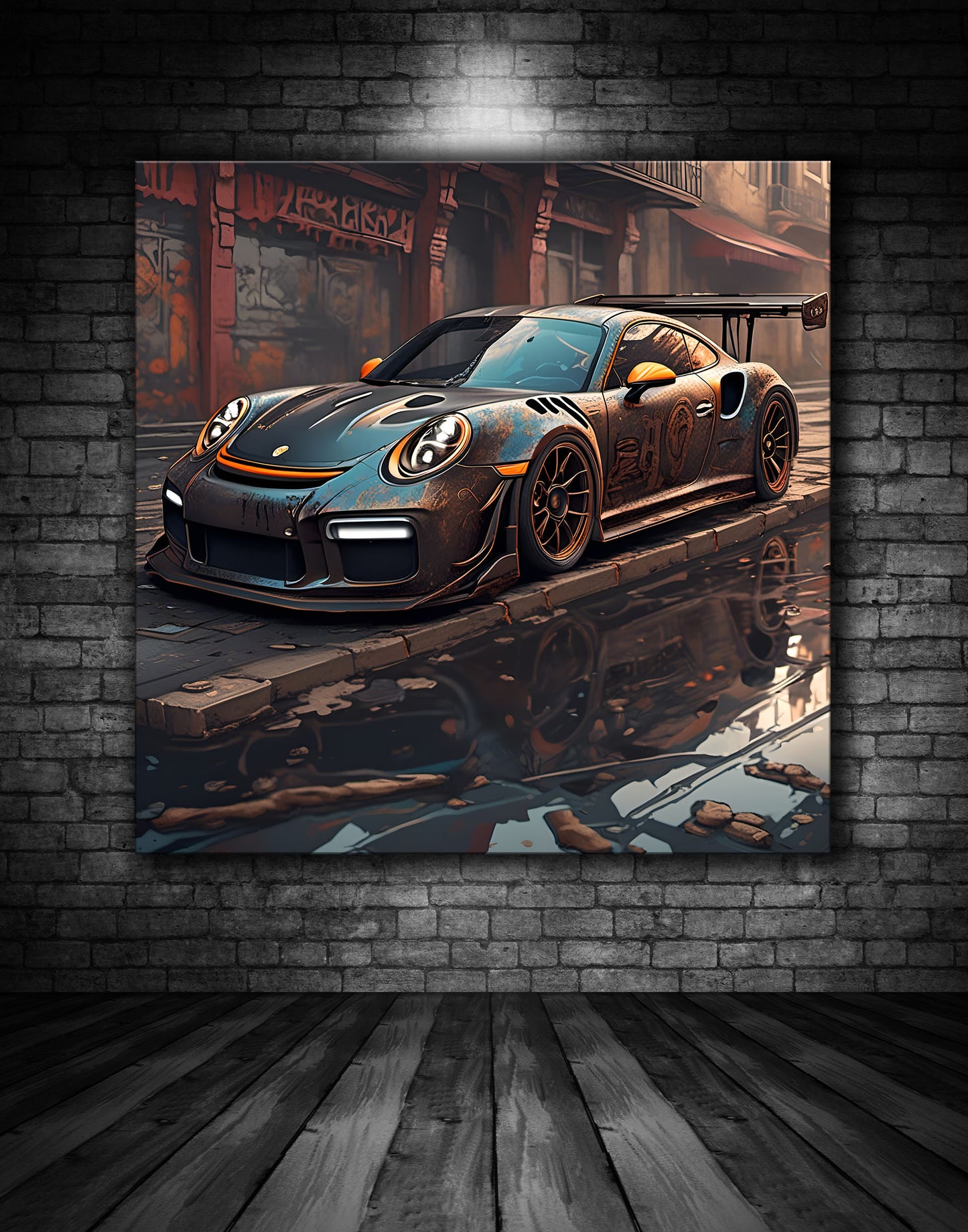 Beautiful Porsche Painting Ref 000228