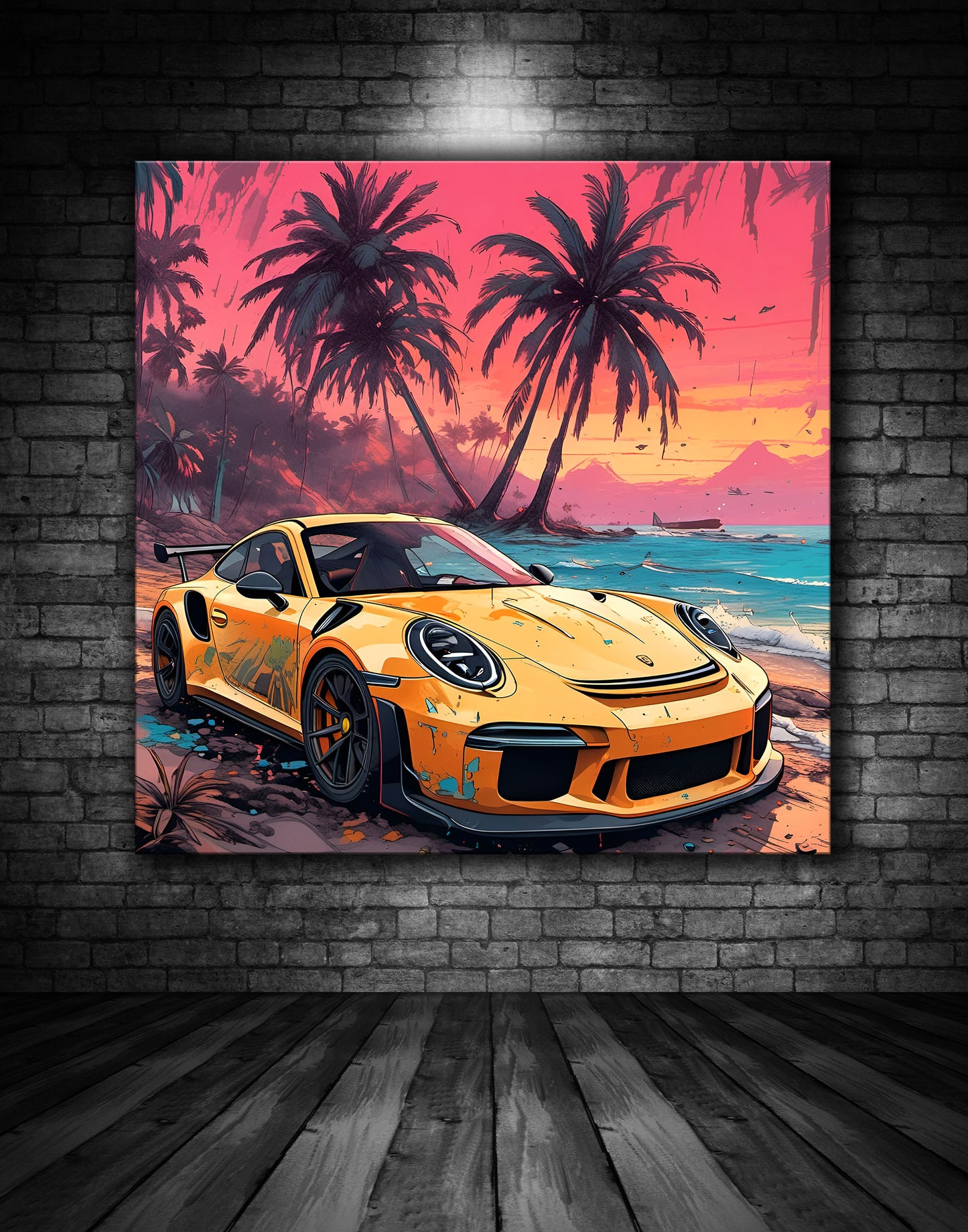 Beautiful Porsche Painting Ref 000229