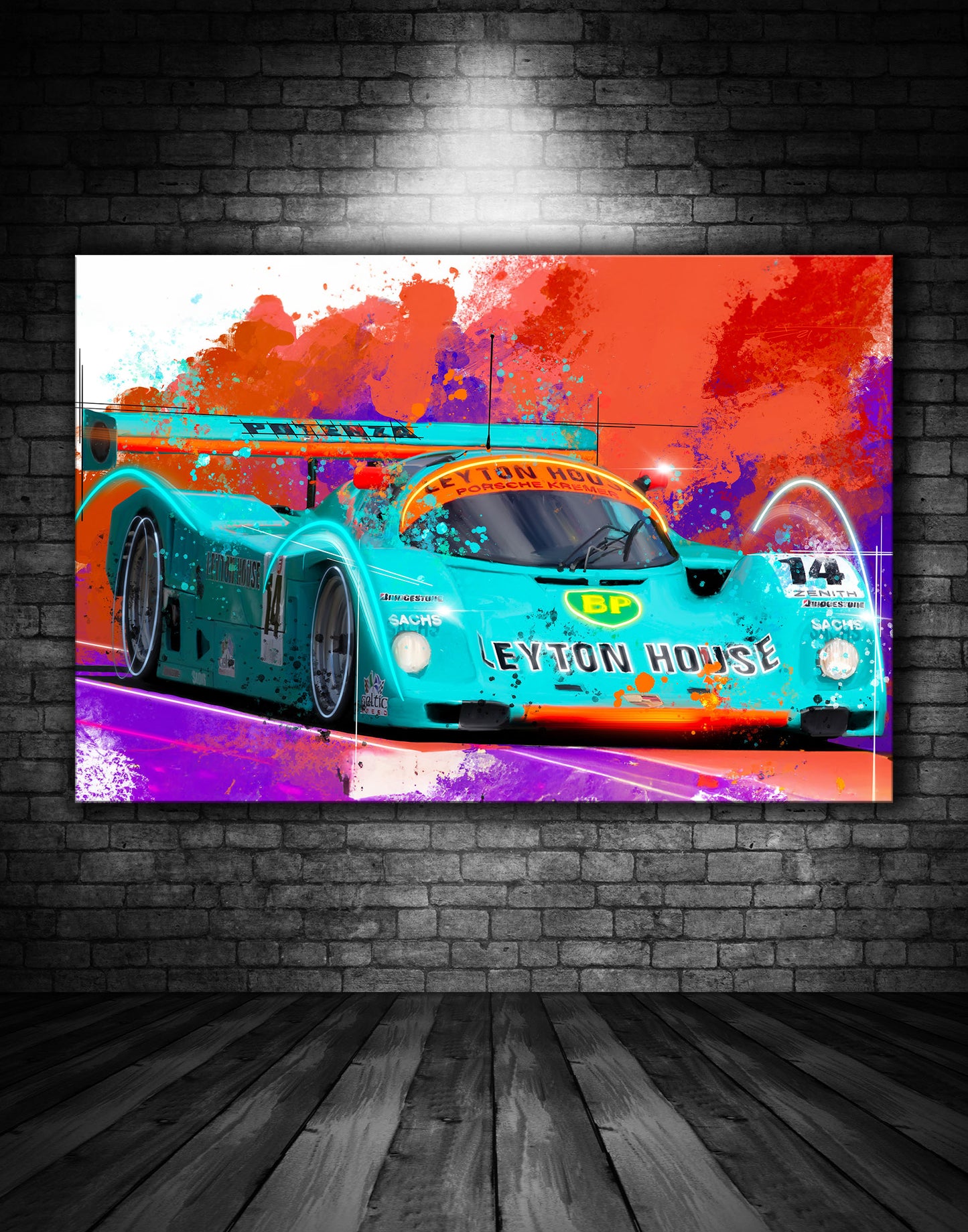 Beautiful Porsche Painting Ref 00023