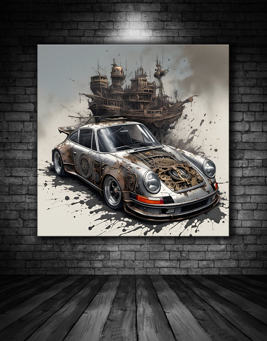 Beautiful Porsche Painting Ref 000230