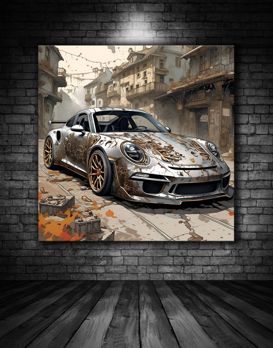 Beautiful Porsche Painting Ref 000233