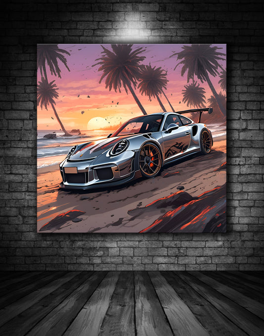 Beautiful Porsche Painting Ref 000235