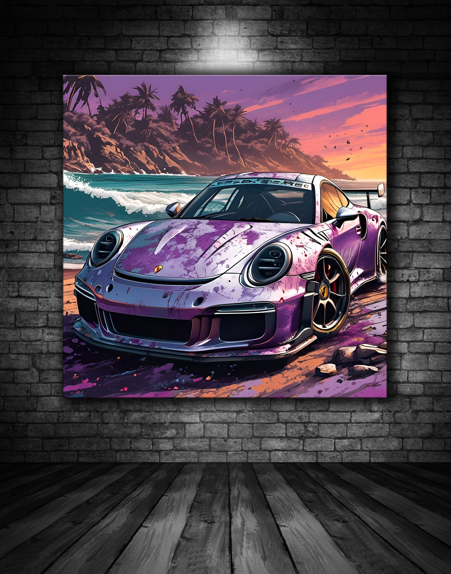 Beautiful Porsche Painting Ref 000237