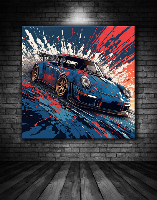 Beautiful Porsche Painting Ref 000239