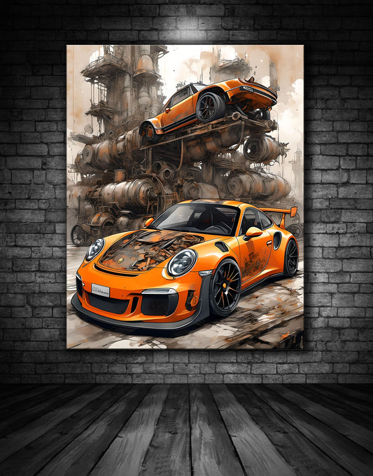 Beautiful Porsche Painting Ref 00024