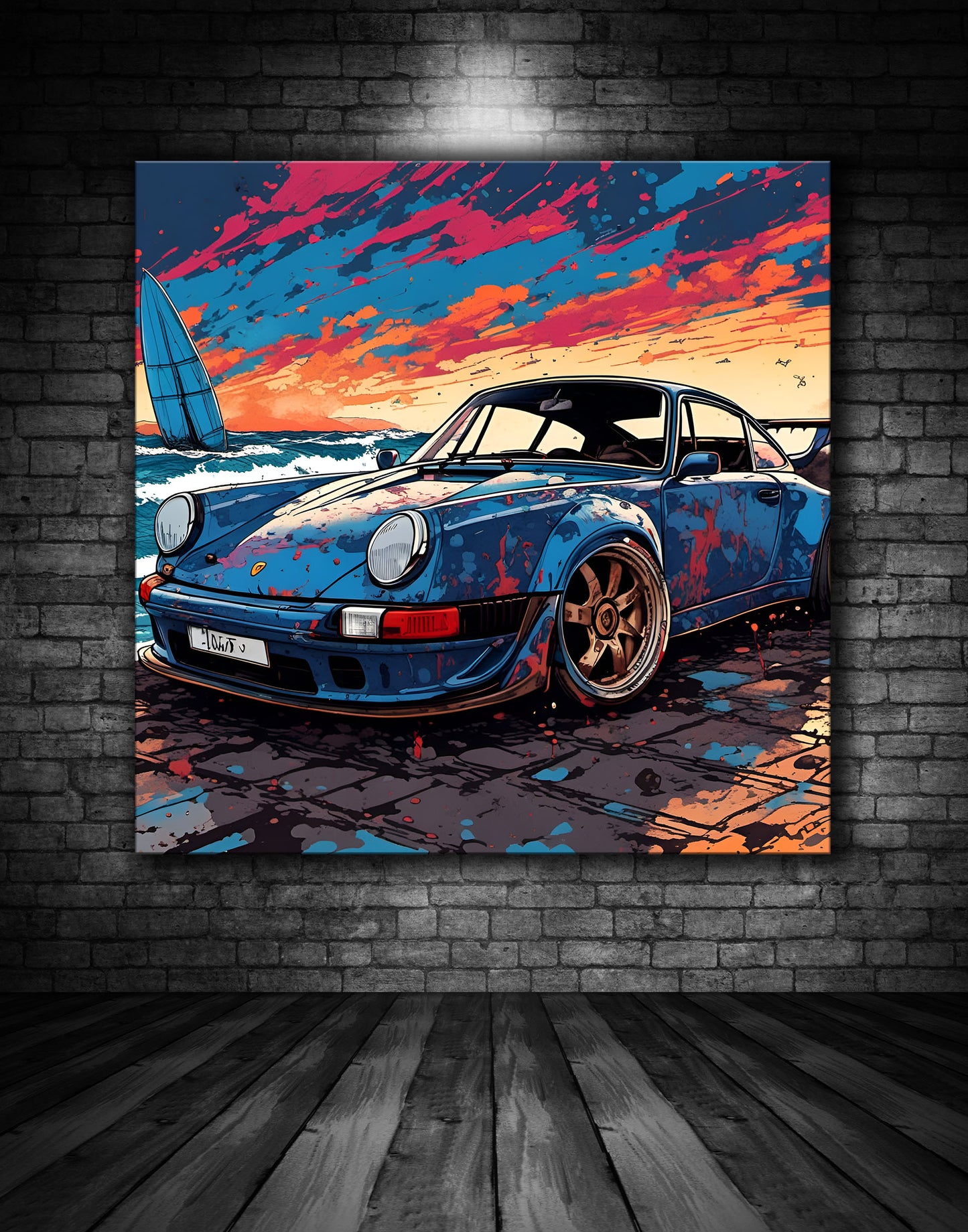 Beautiful Porsche Painting Ref 000241