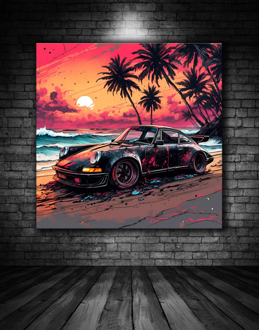 Beautiful Porsche Painting Ref 000242