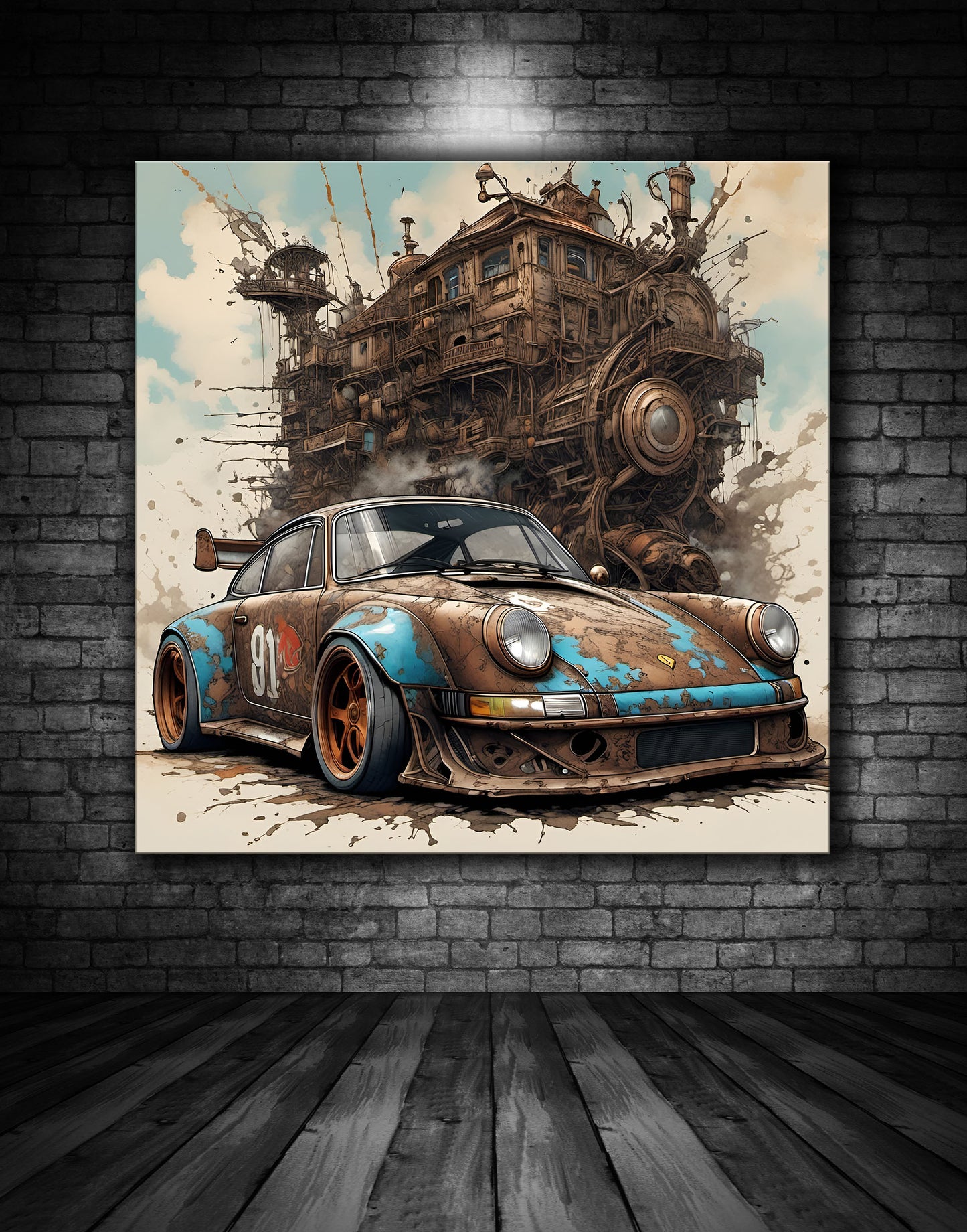 Beautiful Porsche Painting Ref 000245