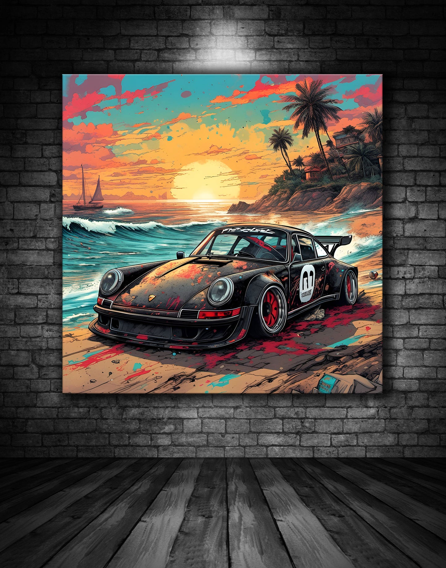 Beautiful Porsche Painting Ref 000247