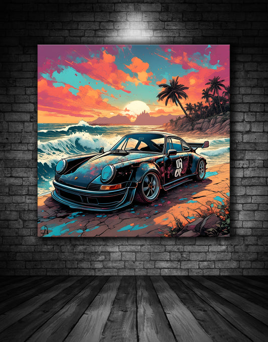 Beautiful Porsche Painting Ref 000248