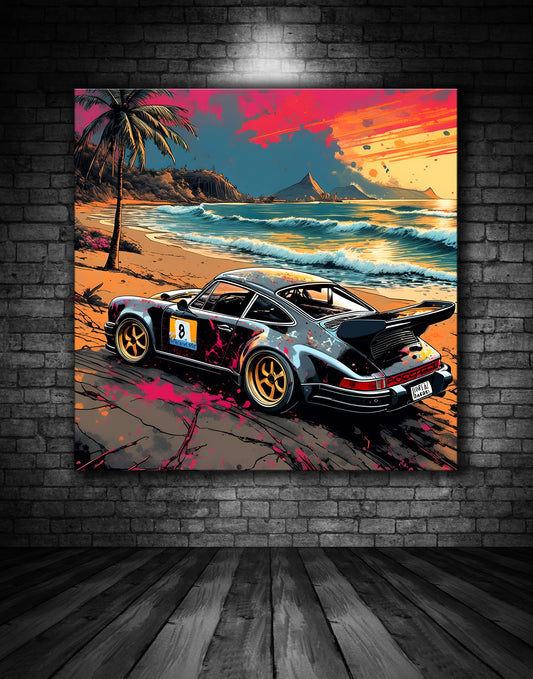 Beautiful Porsche Painting Ref 000251