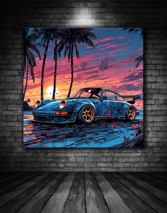 Beautiful Porsche Painting Ref 000252