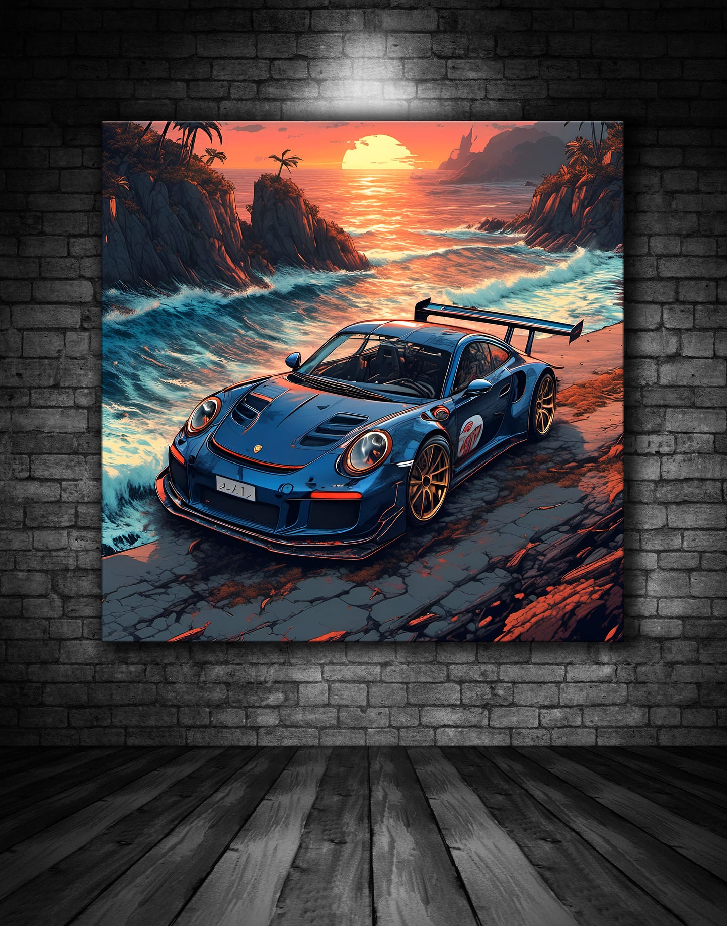 Beautiful Porsche Painting Ref 000253