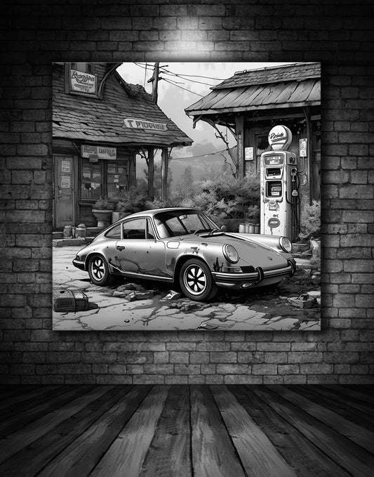 Beautiful Porsche Painting Ref 000257